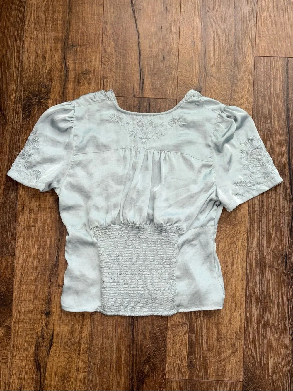 Free People Amor Amor Blouse, M, Blue